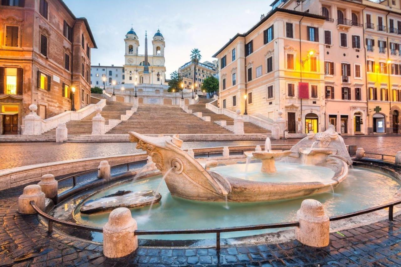 Spanish Steps Rome View Bagian luar foto
