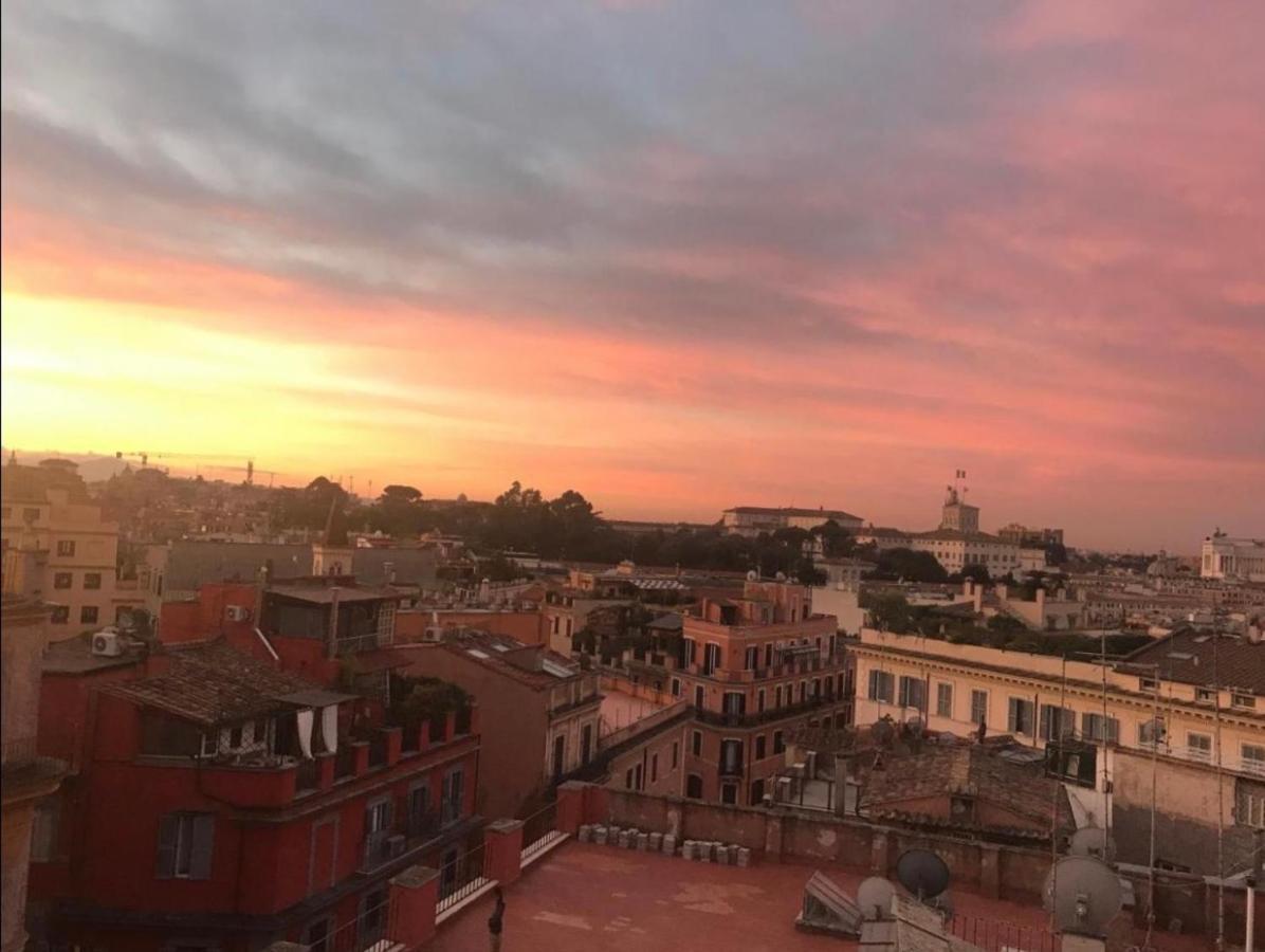 Spanish Steps Rome View Bagian luar foto