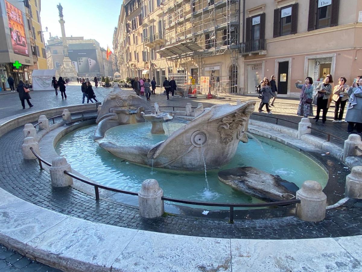 Spanish Steps Rome View Bagian luar foto