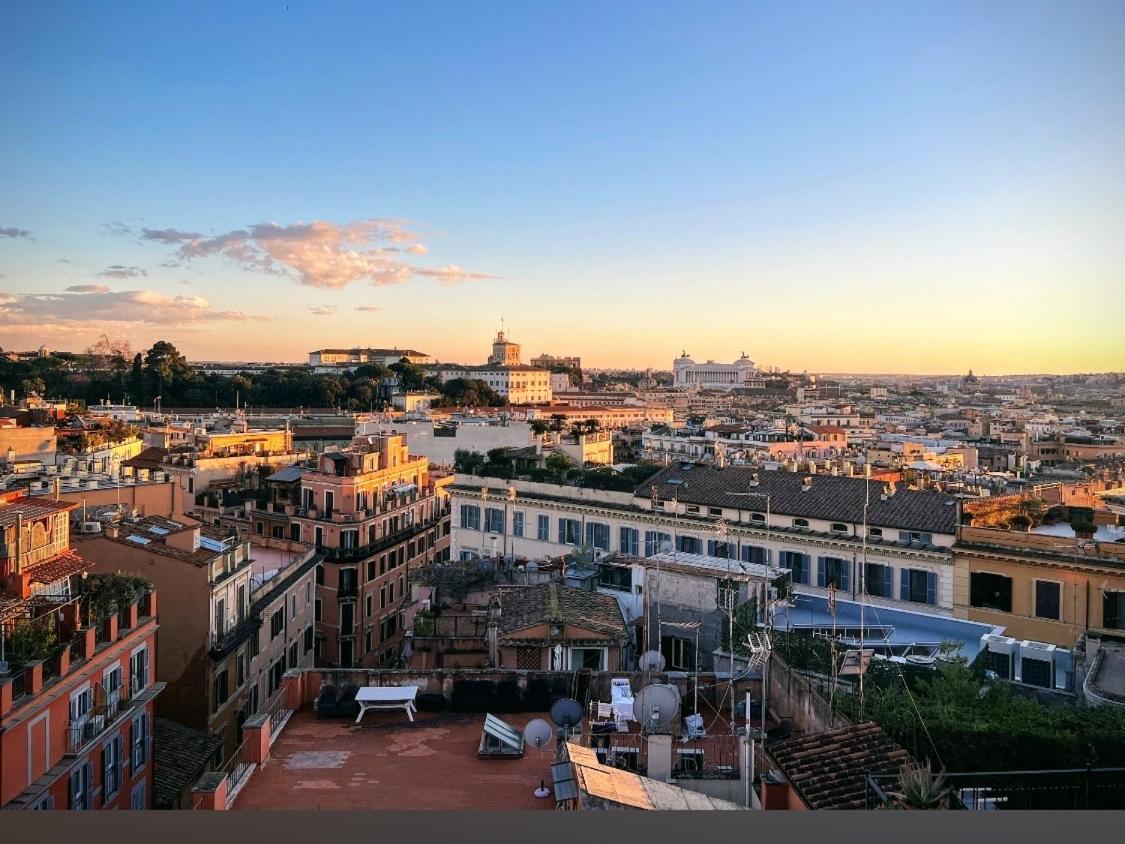 Spanish Steps Rome View Bagian luar foto